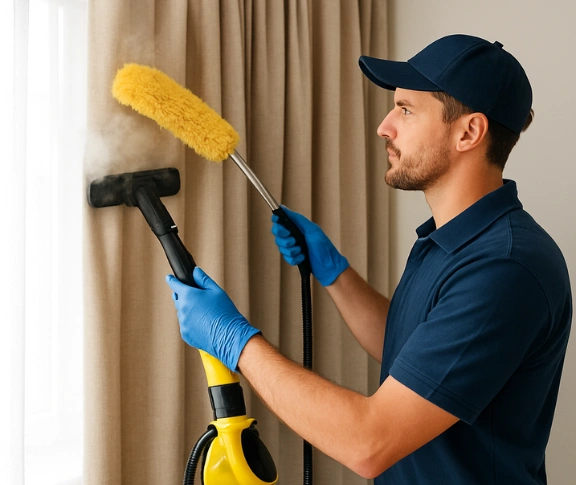 Trusted drapes cleaning technician Matty Curtain Cleaning blair-athol-nsw QLD