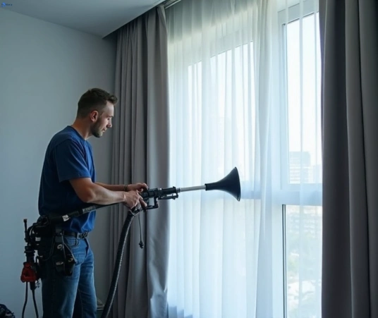 Professional drapes cleaning process tools Matty Curtain Cleaning blair-athol-nsw