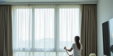 Delicate sheer drape cleaning blair-athol-nsw Matty Curtain Cleaning