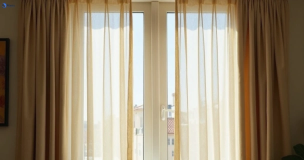 Dull dusty drapes in blair-athol-nsw before professional cleaning